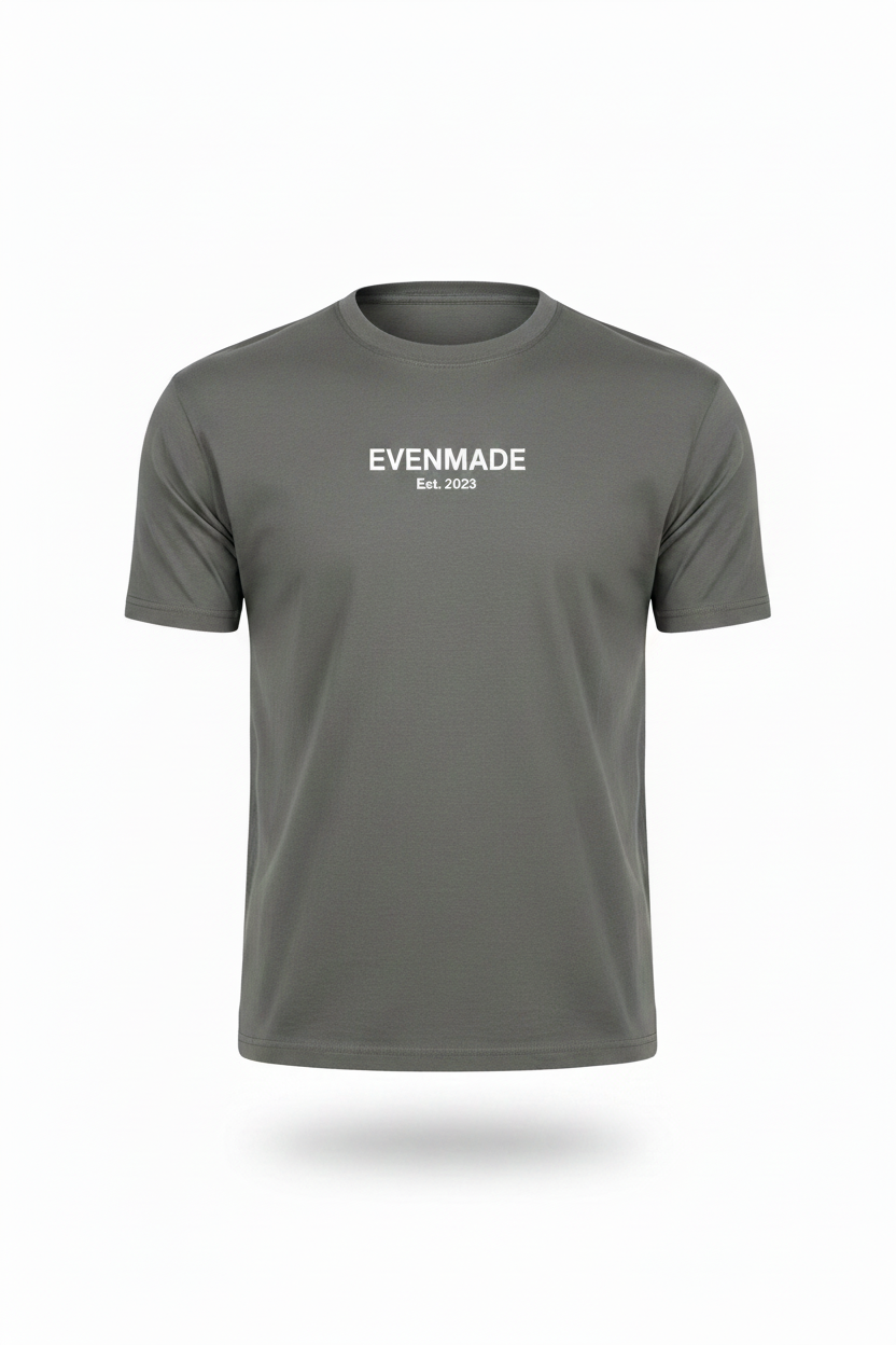 Evenmade olijfgroen t-shirt productfoto