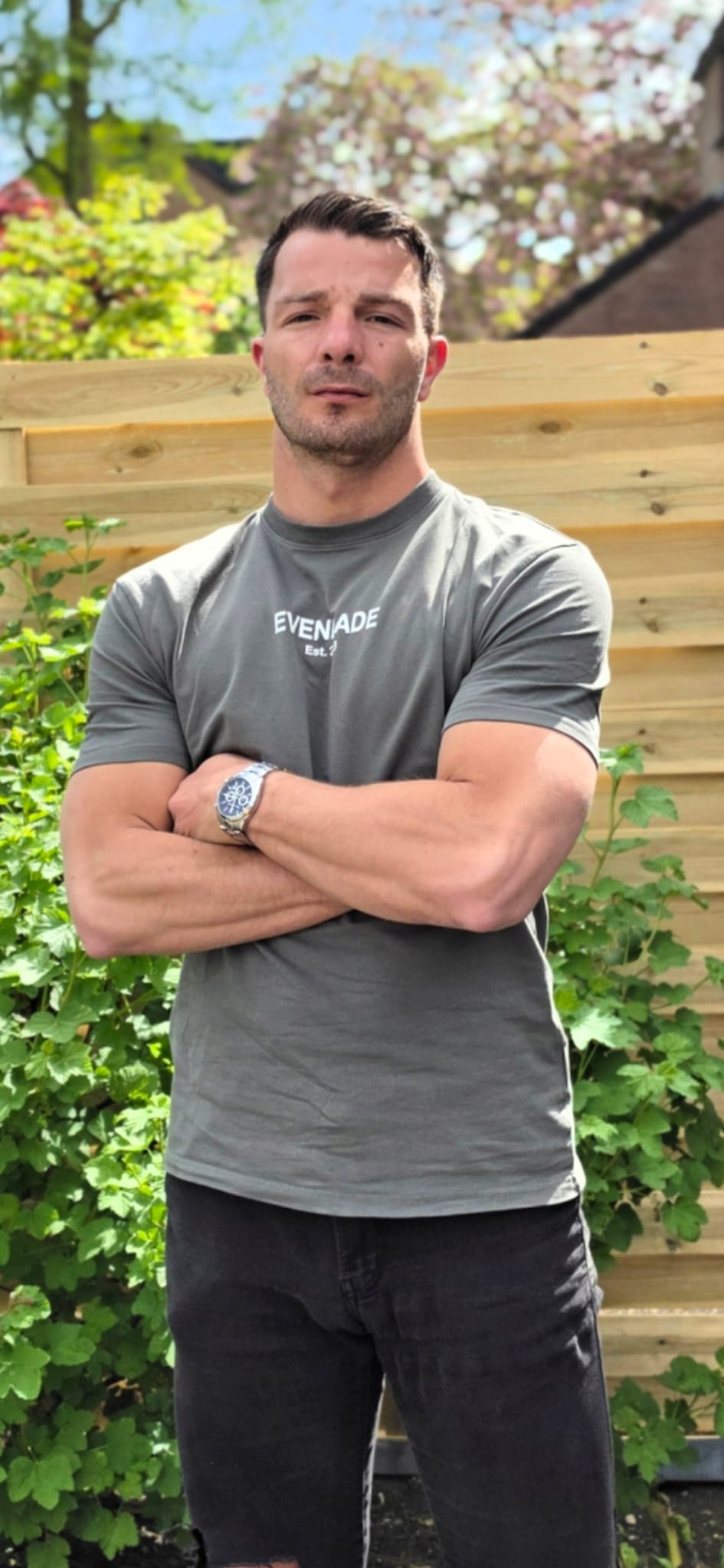 T-shirt Slim Fit - Olive Green